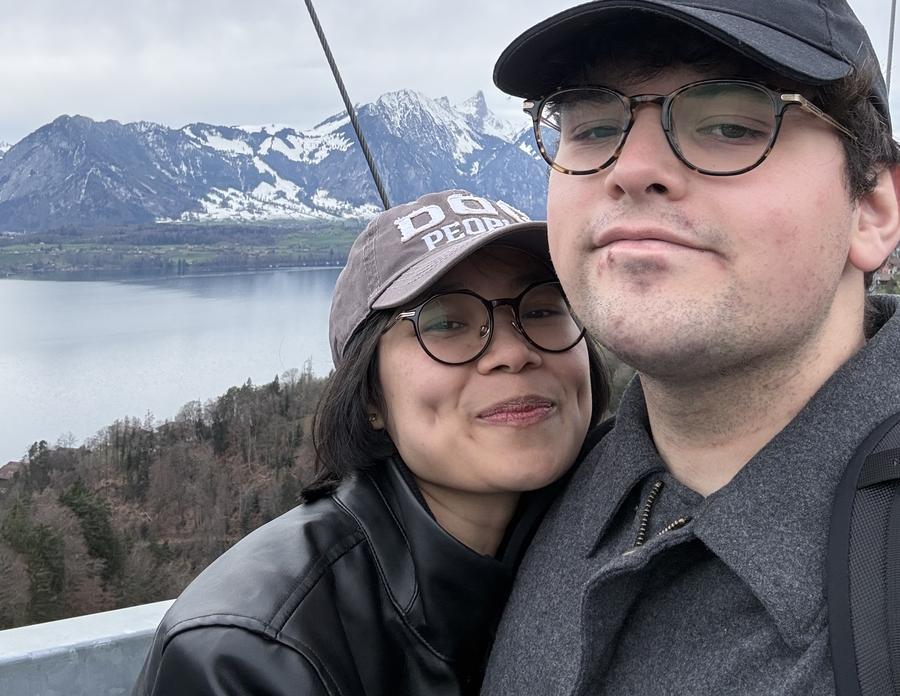 Jared and Ly in Switzerland