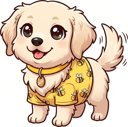 Koko, drawn in our pack art style