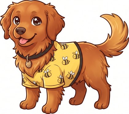 Maggie, drawn in our pack art style